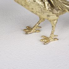 Mid century gilded brass love bird statues sculptures - French design - Vintage vergulden messing vogel beelden 4