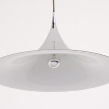 Claus Bonderup & Torsten Thorup – Fog & Morup Semi chrome hanging lamp Danish design pendant 1960s - Vintage Deens design hanglamp 4