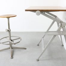 Friso Kramer & Wim Rietveld - Reply drawing board drafting table - Ahrend de Cirkel - Mid century Dutch industrial design 1960s - Vintage industriele Tekentafel 8