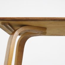 Cees Braakman - UMS Pastoe Oak series - Mid century Dutch design coffee side table - Vintage design bijzettafel salontafel 1950s 6