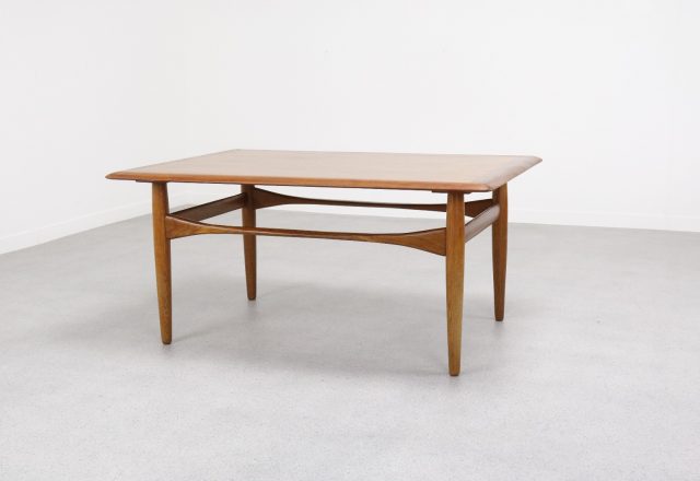 Aksel Bender Madsen - Bovenkamp Teak & Oak Danish coffee table - Mid century Scandinavian - Vintage Deens design salontafel 1