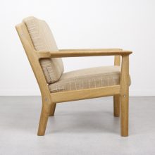 Hans J Wegner - Oak Lounge chair model GE-265 Getama - Mid century Danish seating group - Vintage Deens design fauteuil 3