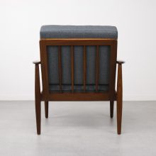Mid century Danish teak lounge chair 1960s Vintage design Deense fauteuils 5