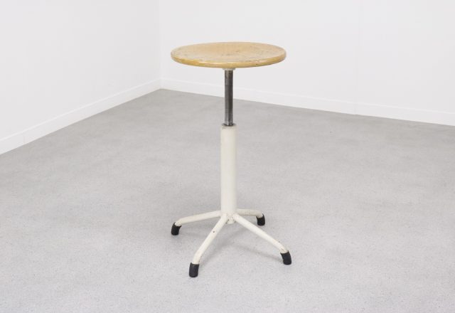 Ahrend de Cirkel - Mid century Dutch design industrial stool - Vintage industriele atelier kruk 1950s 1