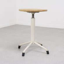 Ahrend de Cirkel - Mid century Dutch design industrial stool - Vintage industriele atelier kruk 1950s 6