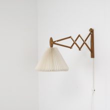 Erik Hansen - La Klint 334 : 335 - Mid century Danish scissor wall lamp in teak 1950s - Vintage Deens design schaar wandlamp 2