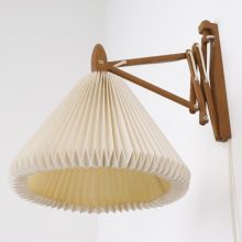 Erik Hansen - La Klint 334 : 335 - Mid century Danish scissor wall lamp in teak 1950s - Vintage Deens design schaar wandlamp 5