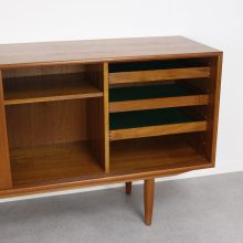 Gunni Omann - Axel Christensen ACO 1960s - Danish Mid Century solid teak sideboard organic handles - Vintage Deens design dressoir 3