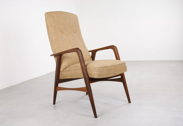 Alf Svensson - Fritz Hansen Kontur Mid century Danish lounge chair 1950s - Vintage Deens design fauteuil 1