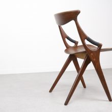 Arne Hovmand Olsen \\' Model 71 \\' Mogens Kold sculptural mid century Danish dining chairs 1950s 10