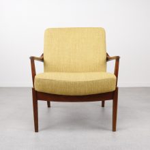 Tove & Edvard Kindt Larsen - FD 125 France & Daverkosen - Mid century Danish lounge chairs 1950s - Vintage Deens design fauteuils 2