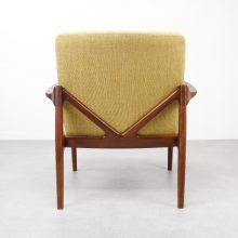 Tove & Edvard Kindt Larsen - FD 125 France & Daverkosen - Mid century Danish lounge chairs 1950s - Vintage Deens design fauteuils 4