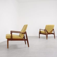 Tove & Edvard Kindt Larsen - FD 125 France & Daverkosen - Mid century Danish lounge chairs 1950s - Vintage Deens design fauteuils 6