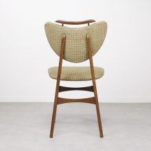 Louis van Teeffelen Webe style dining chairs - Vintage Dutch design heart shaped - Vintage Nederlands design eetkamerstoelen 6