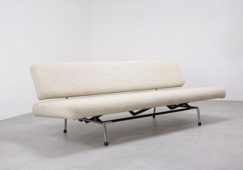 Vintage Martin Visser - BR02 slaapbank t Spectrum - Mid century Dutch design daybed sofa - Vintage Nederlands design bank 1