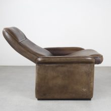 De Sede DS-50 Lounge chair - Mid century Swiss design nech leather recliner 1970s - Vintage design buffelleer fauteuil 2