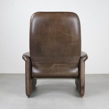 De Sede DS-50 Lounge chair - Mid century Swiss design nech leather recliner 1970s - Vintage design buffelleer fauteuil 5