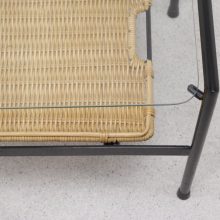 Dirk van Sliedregt - Gebroeders Jonkers - Vintage design rotan 1960s salontafel - Mid century Dutch design rattan coffee table 2