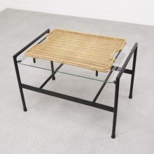 Dirk van Sliedregt - Gebroeders Jonkers - Vintage design rotan 1960s salontafel - Mid century Dutch design rattan coffee table 6