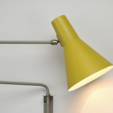J Hoogervorst - Anvia almelo 1950s - Elbow Paperclip 7101 Mid Century wall lamp dutch design - Vintage Nederlands design wandlamp 8