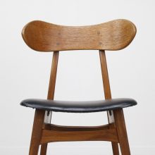 Louis van Teeffelen - Wébé vintage Nederlands design eetkamerstoel 1960s - Mid century Dutch design dining chair 4