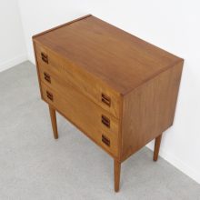 Vintage Nederlands design ladenkastje teak nachtkastje - Mid century Dutch night stand chest with drawers 1960s 6