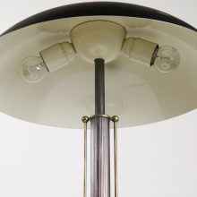 Chromed Massive directional table light brass 1970s - Mid century Belgium design desk lamp - Vintage design bureaulamp 5