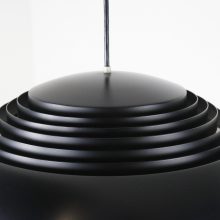 Early Arne Jacobsen – AJ Royal Louis Poulsen black - mid century danish hanging lamp - Vintage deense hanglamp 3