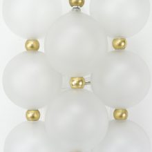 J T Kalmar Tulipan style glass ball wall Light - Mid century Austrian design wall lights 1960s 3