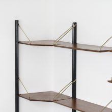 Louis van Teeffelen - Wébé mid century Dutch design free standing wall unit - Vintage Nederlands design wandmeubel wandsysteem 14