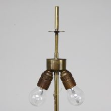 Mid century Danish brass teak floor lamp 1960s - Vintage Deens design messing teak vloerlamp 8