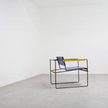 Mid century Dutch design Prototype lounge chair 1960s : 1970s - Mondriaan colours chair Cordemeyer Wim : Gerrit Rietveld 12