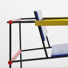 Mid century Dutch design Prototype lounge chair 1960s : 1970s - Mondriaan colours chair Cordemeyer Wim : Gerrit Rietveld 7