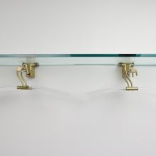 Peter Ghyczy - Pioneer series R14 Wall mounted shelf coat rack - Mid century dutch design brass - vintage design messing kapstok 5