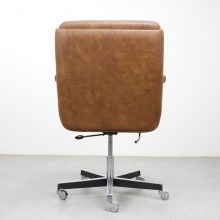 Vintage Italian Executive Office Desk Chair 1960s - Osvaldo Borsani Tecno style 7