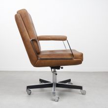 Vintage Italian Executive Office Desk Chair 1960s - Osvaldo Borsani Tecno style 8