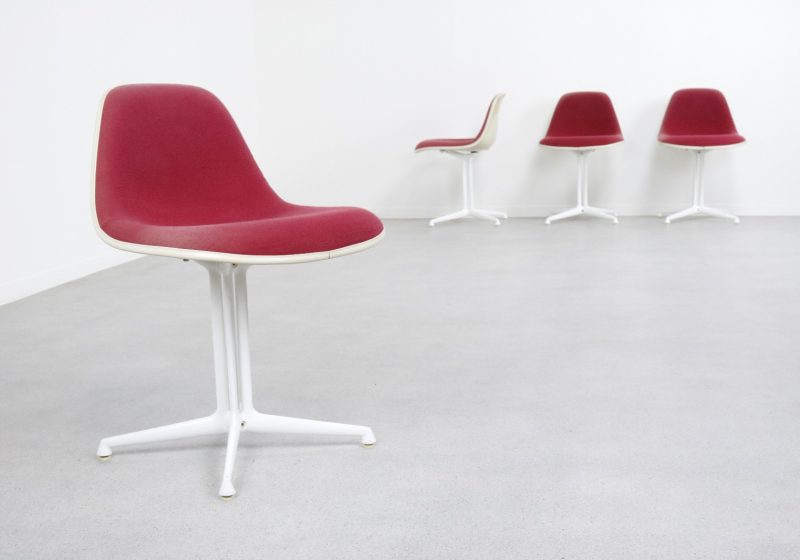 Charles & Ray Eames Hopsak La Fonda dining chairs Vitra 1960s - Mid century fiberglass chair 1