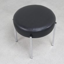 Mid century French Belgium dot foot stool Ruge 1960s - Vintage kruk voetenbank 3