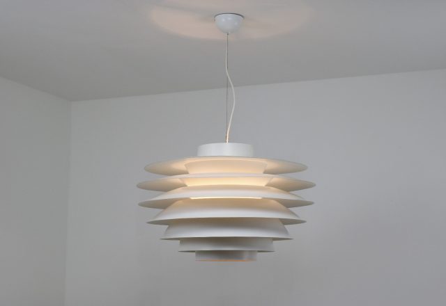 Large 72cm Verona hanging lamp Sven Middelboe - Fog & Mørup 1960s Denmark - Mid century Danish pendant lighting 5