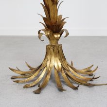 Large vintage Hans Kögl gilded palm tree floor lamp 1960s - Hollywood regency Maison Jansen Tomasso Barbi 3