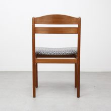 Mid century Danish solid teak dining chair 1960s - Vintage Deense design eetkamerstoel 5