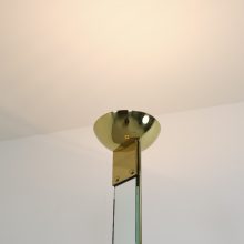 Vintage Max Baguara Laser brass & glass floor lamp Lamperti italy 1970s - Mid century Hollywood regency Italian lighting uplighter 3