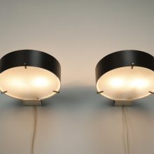 Vintage pair of Bruno Gatta wall lamps - Stilnovo 1950s Italy - Mid century Italian lighting design 6