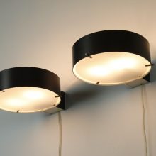 Vintage pair of Bruno Gatta wall lamps - Stilnovo 1950s Italy - Mid century Italian lighting design 9