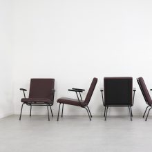 Wim Rietveld - Gispen model 415 1401 Mid century Dutch industrial design lounge chairs - Dutch originals 7