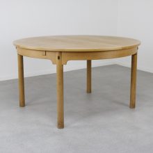 Børge Mogensen Øresund Model 140 extendable dining table Oak & Brass - Karl Andersson & Söner - Vintage Deense eetkamertafel Mid century Danish design 1960s 1