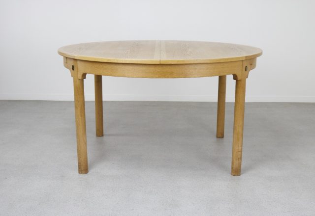 Børge Mogensen Øresund Model 140 extendable dining table Oak & Brass - Karl Andersson & Söner - Vintage Deense eetkamertafel Mid century Danish design 1960s 10