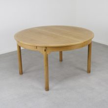 Børge Mogensen Øresund Model 140 extendable dining table Oak & Brass - Karl Andersson & Söner - Vintage Deense eetkamertafel Mid century Danish design 1960s 2