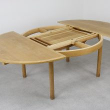 Børge Mogensen Øresund Model 140 extendable dining table Oak & Brass - Karl Andersson & Söner - Vintage Deense eetkamertafel Mid century Danish design 1960s 6