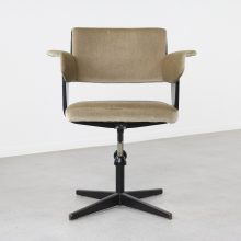 Friso Kramer Resort swivel office chair - Ahrend de Cirkel 1960s 1970s - Mid century Dutch design desk chair - Vintage design industriele bureaustoel 2